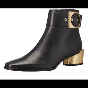 Calvin Klein Leather Andrina booties Size 9.5